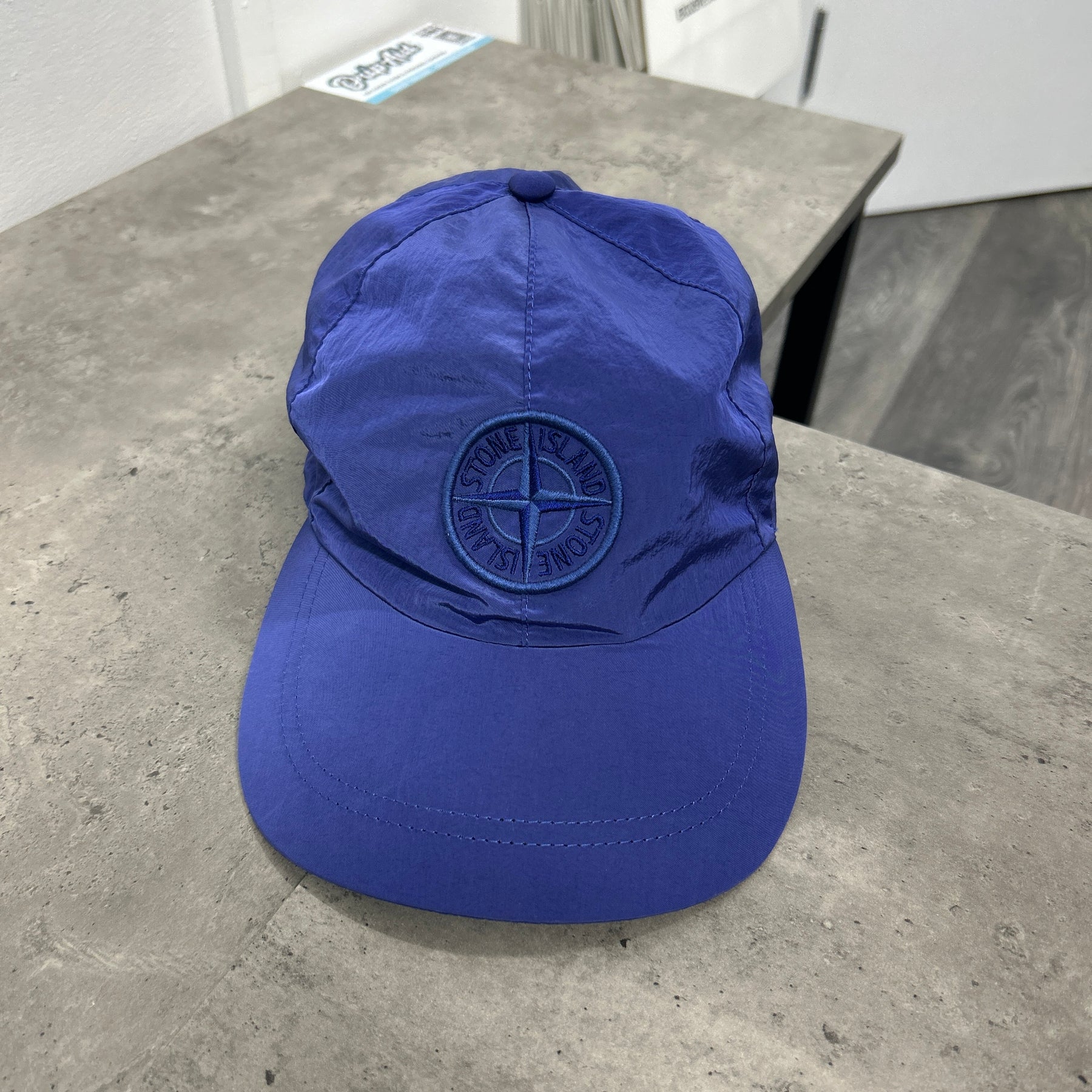 STONE ISLAND NYLON CAP ‘BLUE’