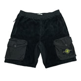 STONE ISLAND SHERPA SHORTS ‘BLACK’