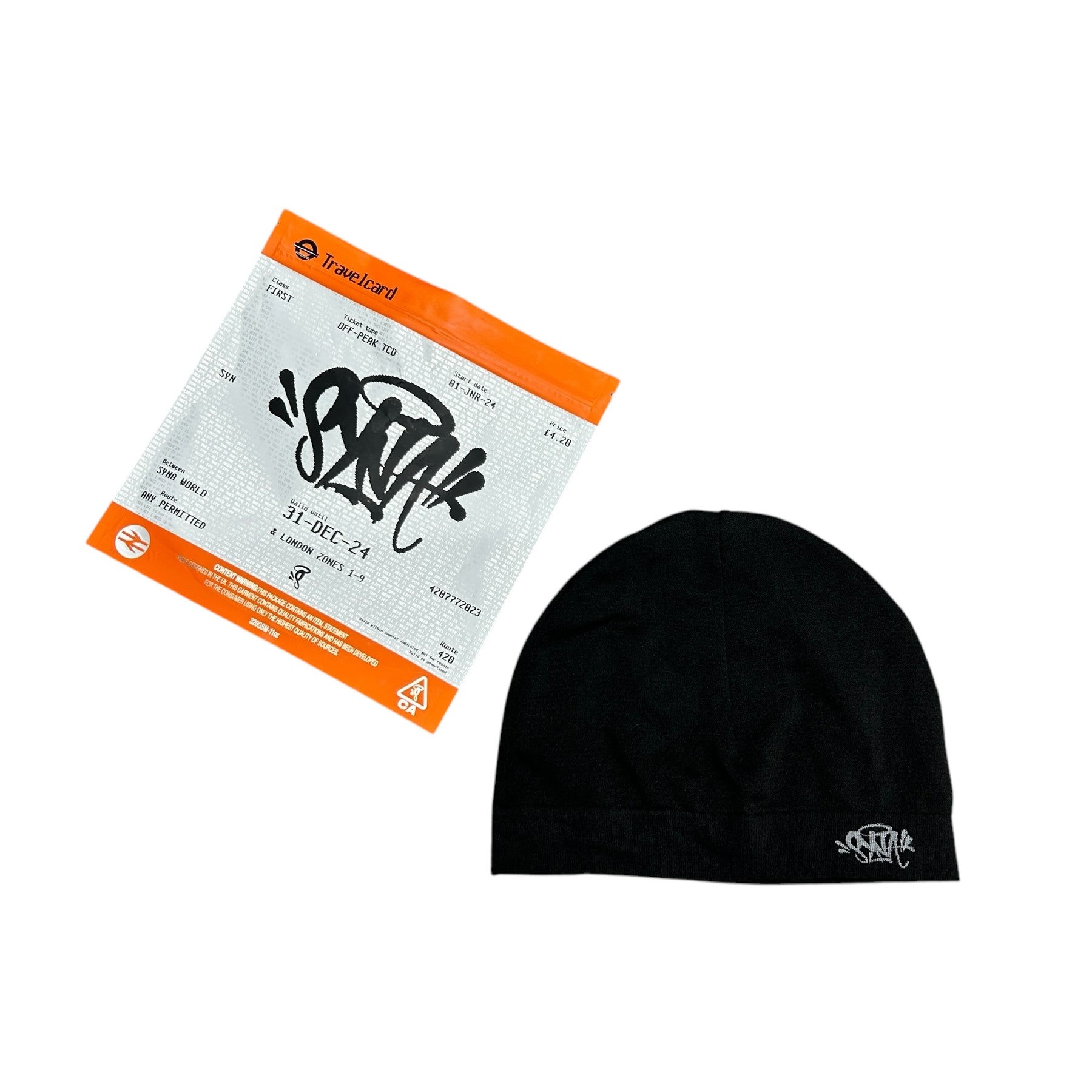 SYNA SKULL CAP ‘BLACK’