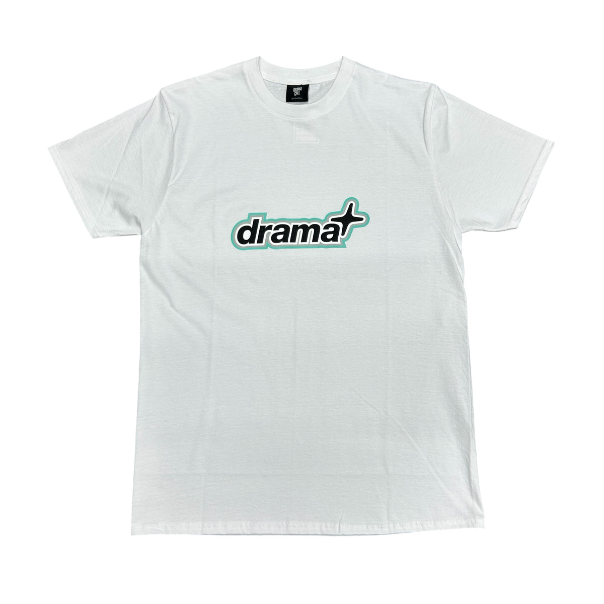 DRAMA CALL LOGO TSHIRT “TURQUOISE/WHITE”